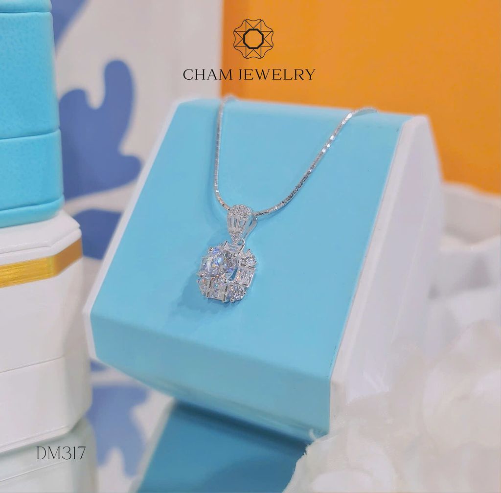 Dây Chuyền MK317-DK03 45cm CHAM JEWELRY, Chủ 6.0mm.