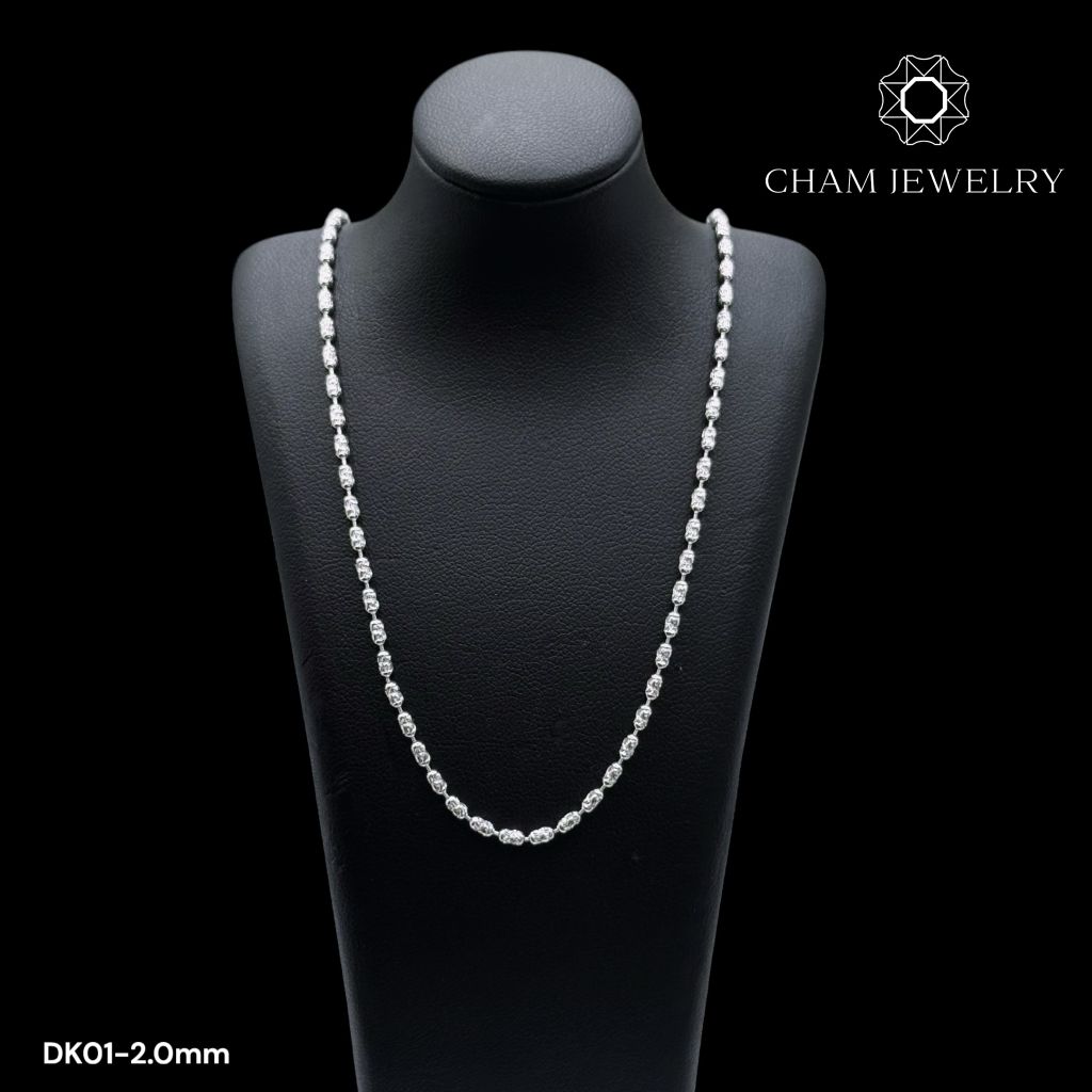 Dây Không Mặt CHAM JEWELRY DK01, Dây Bi Ý 2.0mm (Barcode CDAYY3-TDY711-CD337-CDAYY757)