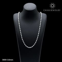 Dây Không Mặt CHAM JEWELRY DK01, Dây Bi Ý 2.0mm (Barcode CDAYY3-TDY711-CD337-CDAYY757)