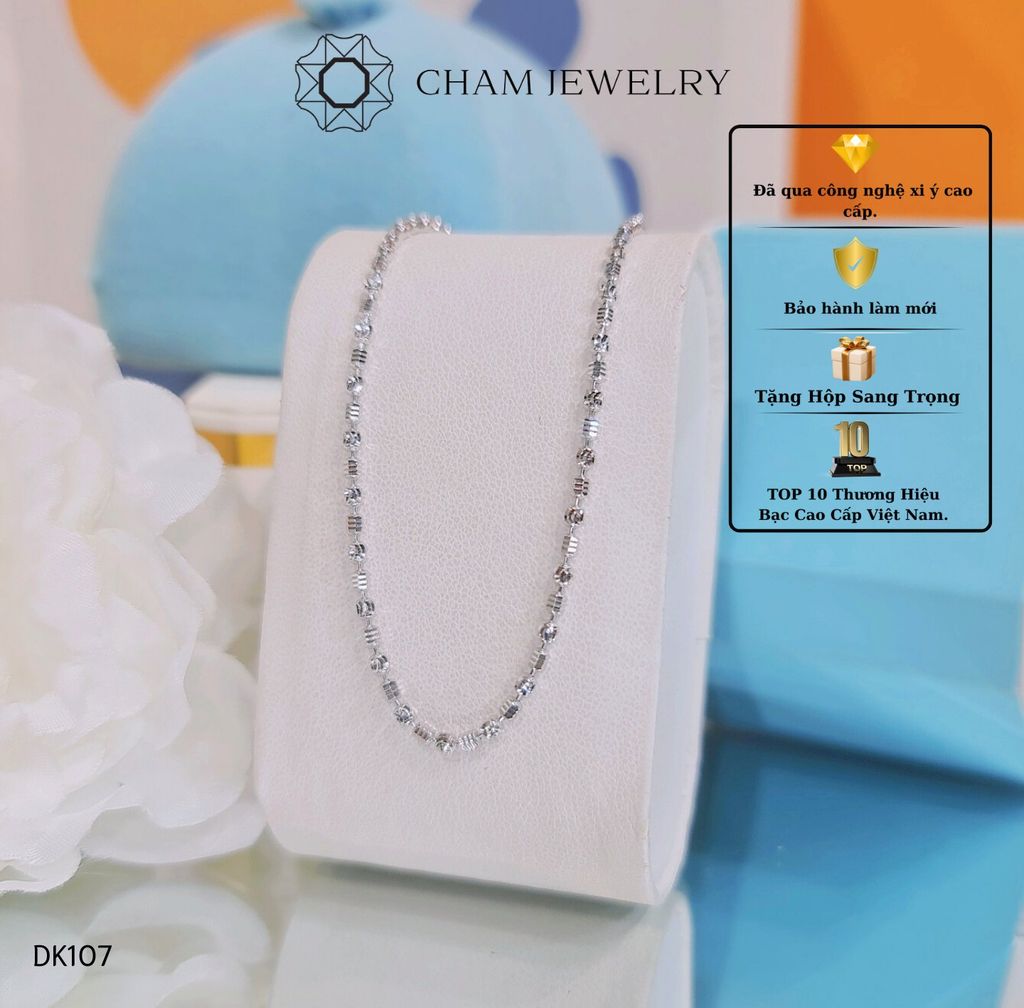 Dây Chuyền CHAM JEWELRY DK107, Dây Bi 2.0mm ( Barcode TDY0634).