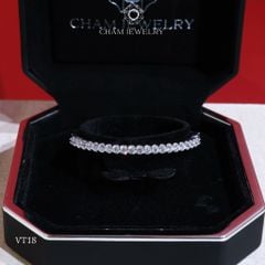 Vòng Tay CHAM JEWELRY VT18, Vòng Full Đá 3.0mm (Barcode TV48).