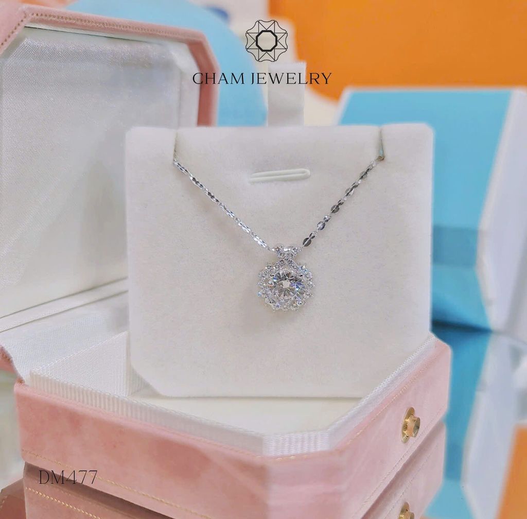 Dây Chuyền MK477-DK37 45cm CHAM JEWELRY, Chủ 8.0mm.