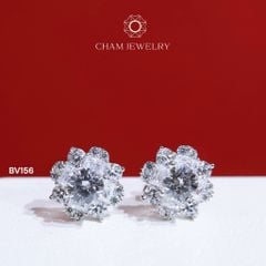 Hoa Tai BV156 CHAM JEWERLY, Chủ 4.5mm (Barcode TBV260)