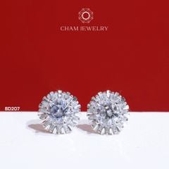Hoa Tai BD207 CHAM JEWELRY , Chủ 5.0mm (Barcode TBD1178).