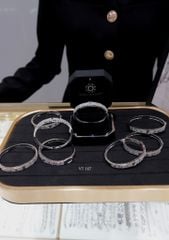 Vòng Tay LV VT167 CHAM JEWELRY. Bản 7.0mm (Barcode CV6581).