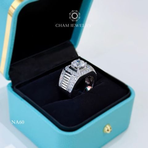 Nhẫn Nam NA60 CHAM JEWELRY, Chủ 8.0mm (Barcode CNTNN28).