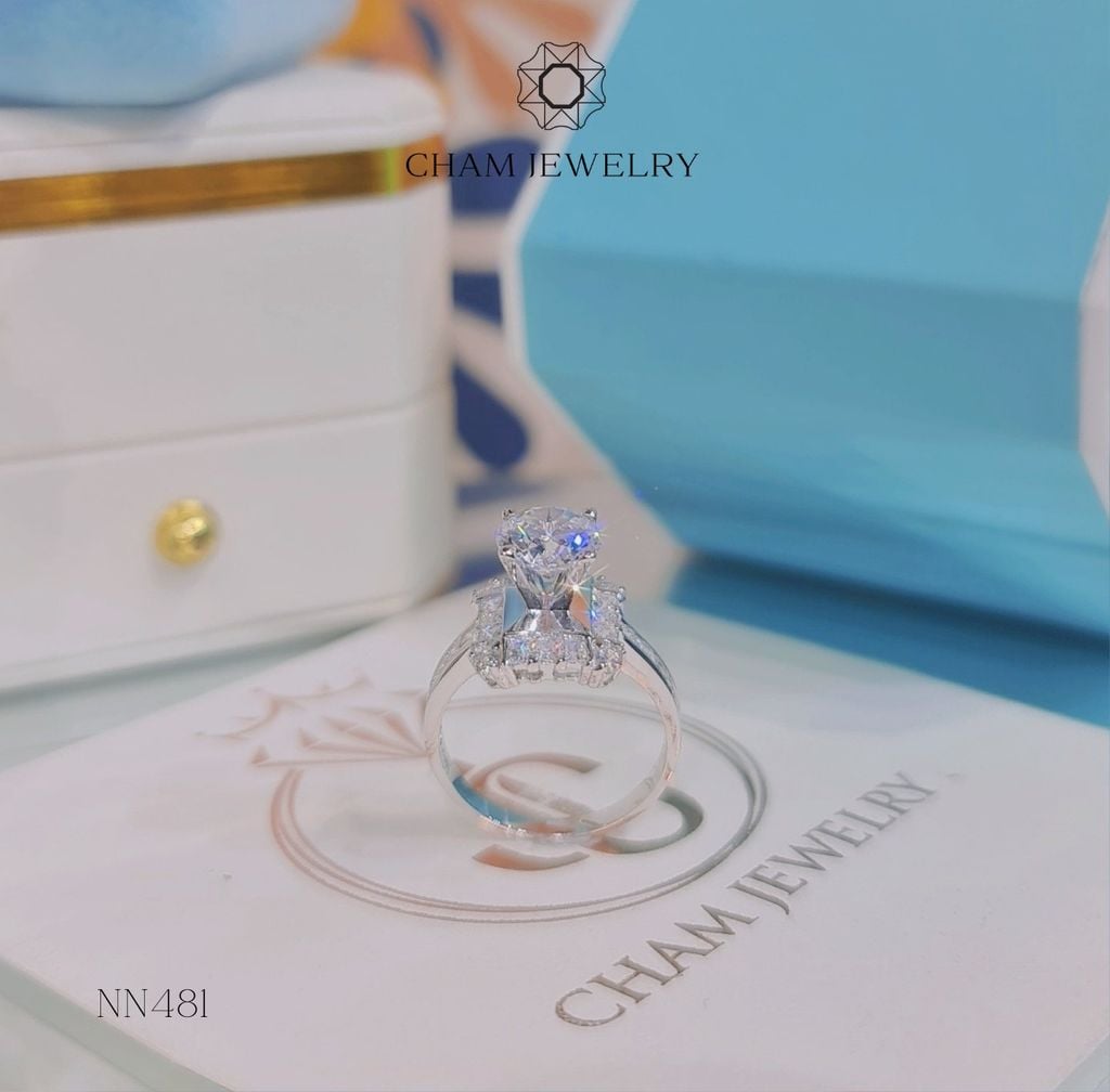 Nhẫn NN481 CHAM JEWELRY, Chủ 7.0mm.