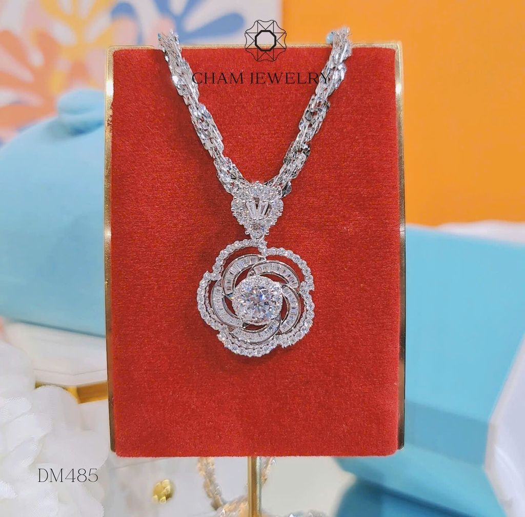 Dây Chuyền MK485-DX03 50cm CHAM JEWELRY, Chủ 7mm.