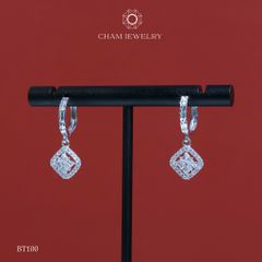 Hoa Tai BT100 CHAM JEWELRY, Chủ 9.5mm (Barcode TBT773).