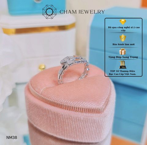 Nhẫn CHAM JEWELRY NM38, Nhẫn Rắn ( Barcode TNF83-CN6880)