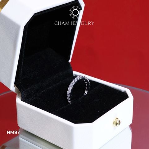 Nhẫn NM97 CHAM JEWELRY, Bản 2.5mm