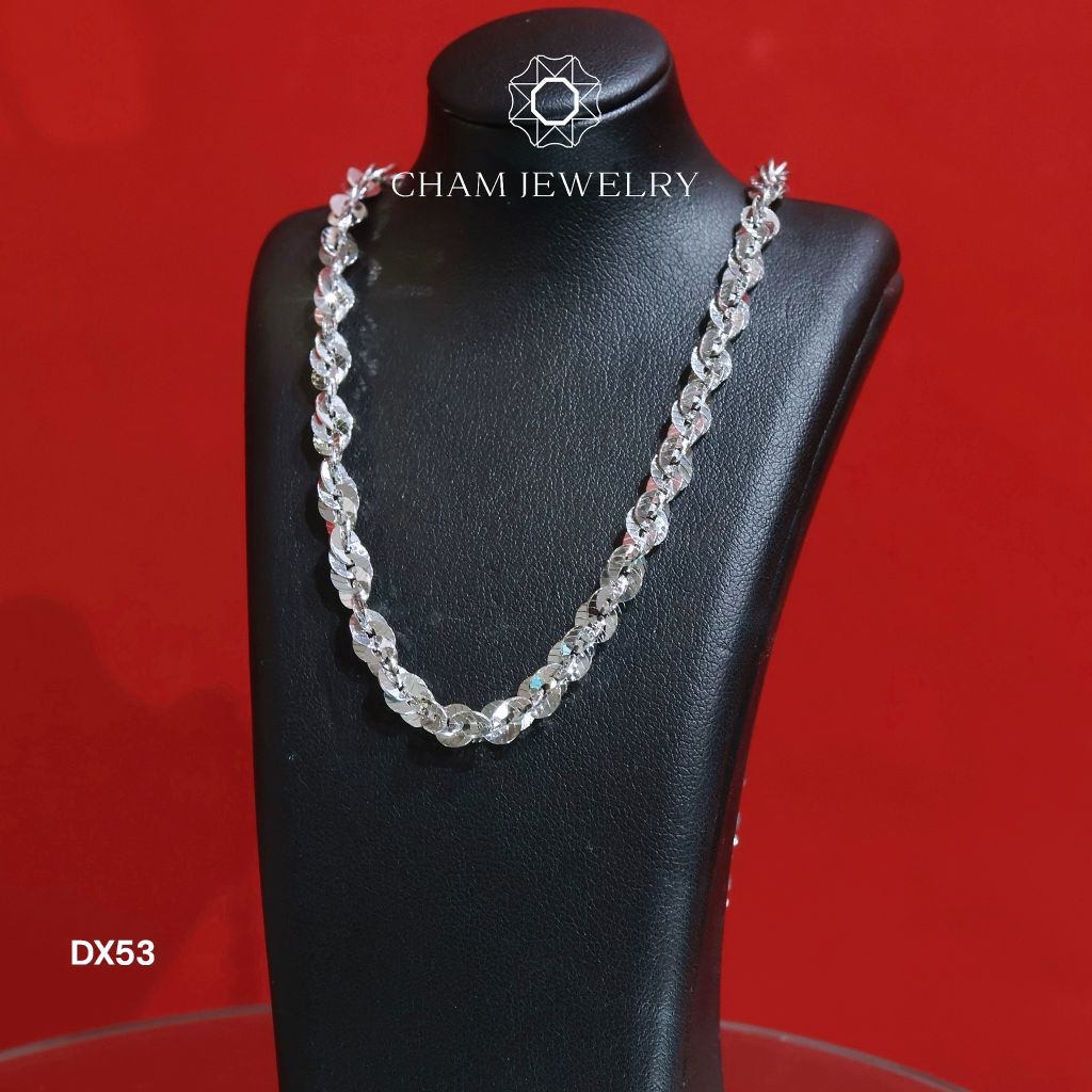 Dây Xoắn DX53 CHAM JEWELRY, Dây Xoắn Tròn Mắt Mèo Bản 5.0mm (Barcode TMDBC525).