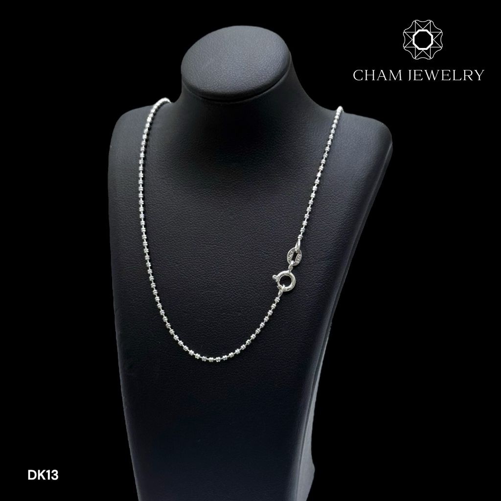 Dây Chuyền DK13 CHAM JEWELRY, Dây Bi Ý Bản 1.0mm