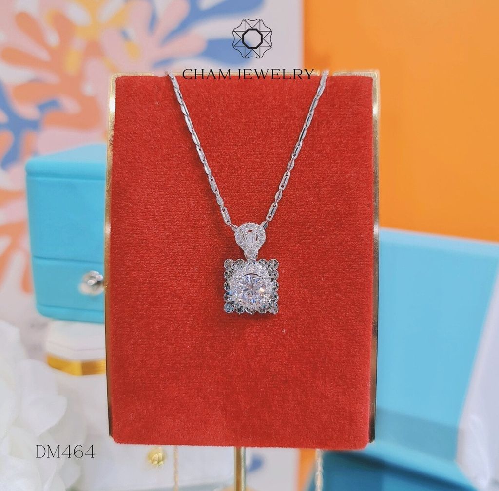 Mặt Dây Chuyền MK464 CHAM JEWELRY, Chủ 6.0mm ( Barcode TMA0952).