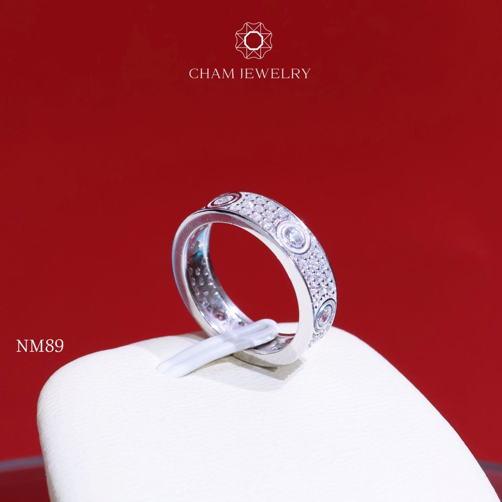 Nhẫn NM89 CHAM JEWELRY, Bản 5.0mm (Barcode CN803795).