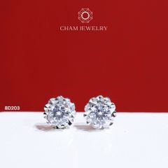 Hoa Tai BD203 CHAM JEWELRY, Chủ 5.0mm (Barcode BD647).