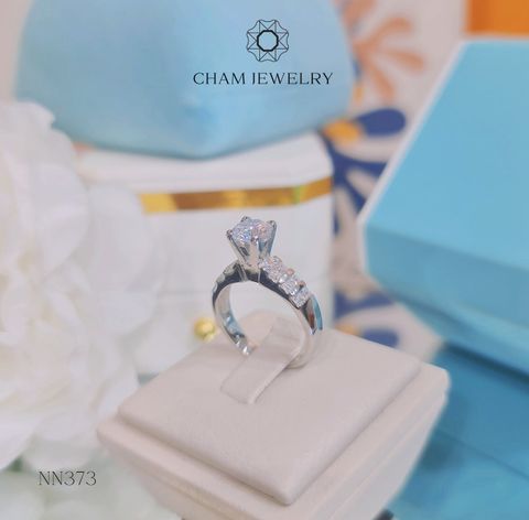 Nhẫn Nữ NN373 CHAM JEWELRY, Chủ 6.0mm (Barcode CTP373).
