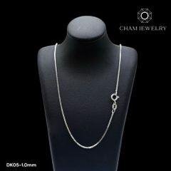 Dây Chuyền DK05 CHAM JEWELRY, Dây Mì Hàn Quốc 1.0mm (Barcode CDYR85- CDYR0411-TDY538-CDYR354-CMK5DY78-TDY619-CDAYY191).