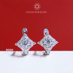 Hoa Tai BG194 CHAM JEWELRY, Chủ 3.0mm (Barcode TBG0797).