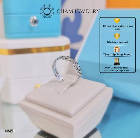 Nhẫn CHAM JEWELRY NM51, Nhẫn Kim Tiền ( Barcode TNDT12).