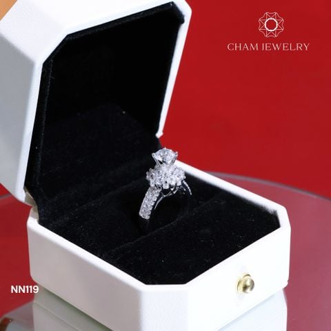 Nhẫn Nữ NN119 CHAM JEWELRY, Chủ 6.0mm (Barcode TNN748).