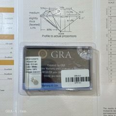ĐÁ MOISSANITE KIỂM ĐỊNH GRA