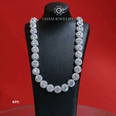 Dây Chuyền KP11 CHAM JEWELRY, Dây Full Xoàn Tròn Chủ 5.0mm (Barcode TDK10).