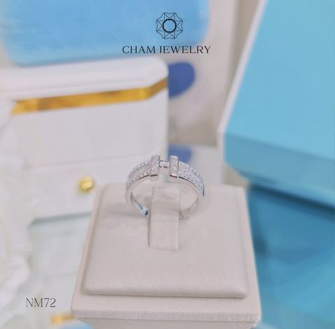Nhẫn NM72 CHAM JEWELRY , Chữ H (Barcode TNCC10).