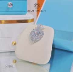 Mặt Dây Chuyền MK168 CHAM JEWELRY, Mặt Trái Tim Nơ (Barcode TMA969).