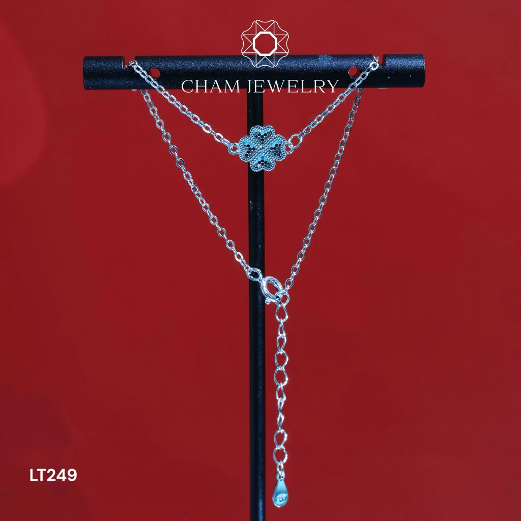 Lắc Tay LT249 CHAM JEWELRY, Free Size Bản 9.0mm (Barcode CCTLT031)