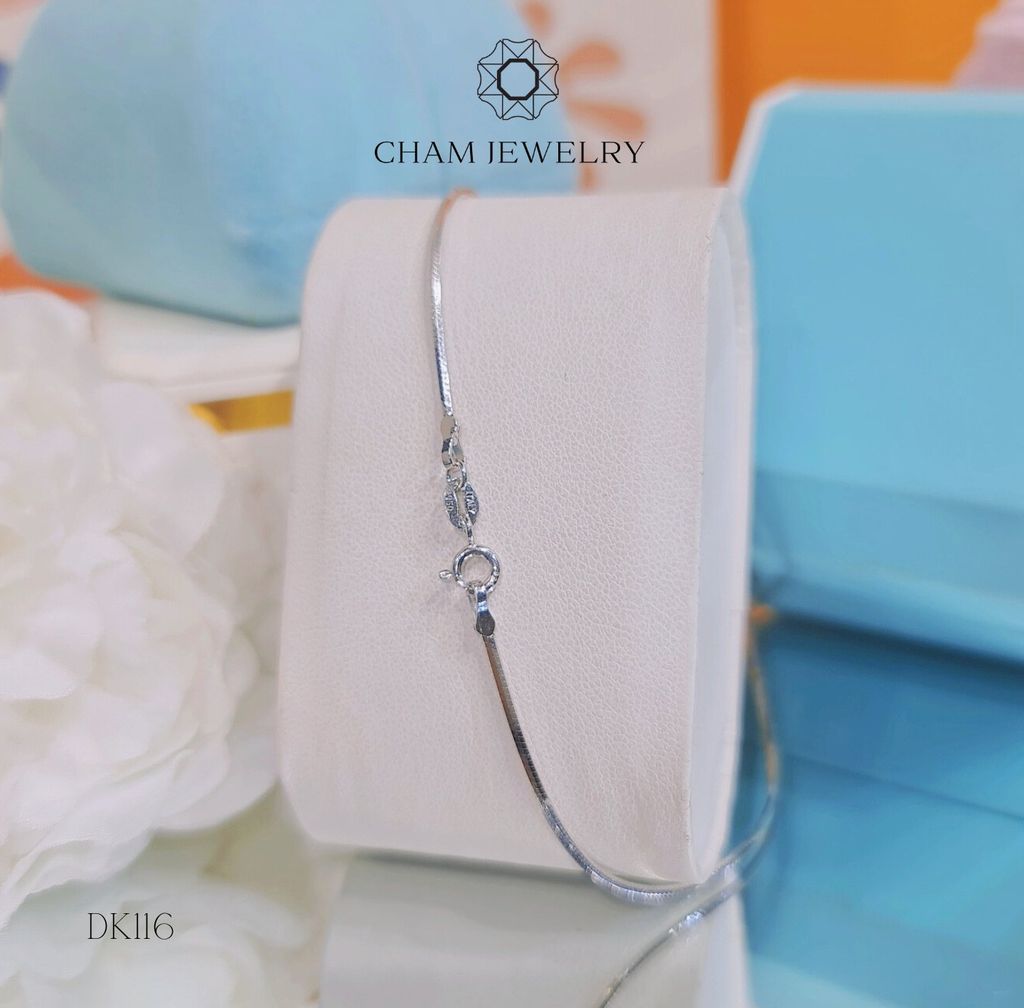 Dây Chuyền CHAM JEWELRY DK116, Bản 1.2mm ( Barcode TDBC0742).