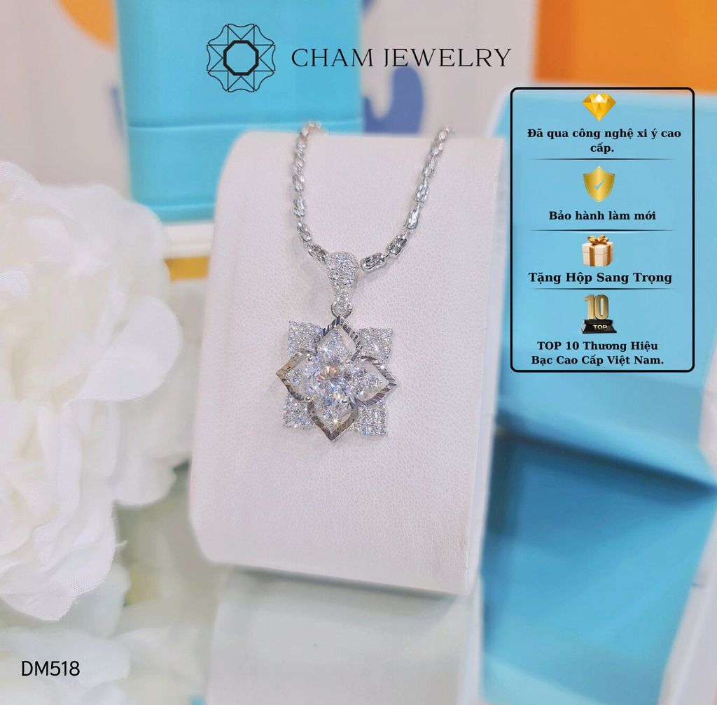 Dây Chuyền MK518-DK25 45cm CHAM JEWELRY, Chủ 7.0mm.