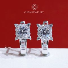 Hoa Tai BG262 CHAM JEWELRY, Chủ 4.5mm.