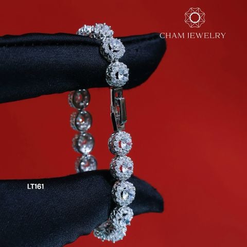 Lắc Tay LT161 CHAM JEWELRY, Chủ 4.0mm (Barcode TLT940).