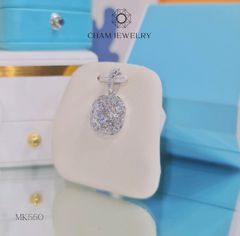 Mặt Dây Chuyền MK550 CHAM JEWELRY, Chủ 6.5mm.