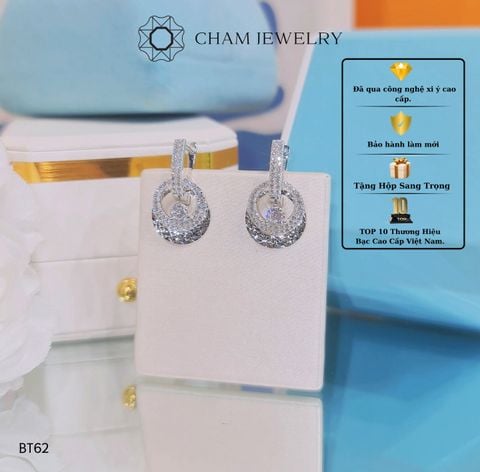 Hoa Tai CHAM JEWELRY BT62 ( Barcode TB0489).