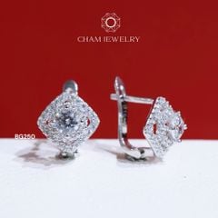 Hoa Tai BG250 CHAM JEWELRY , Chủ 4.0mm (Barcode TBG776).