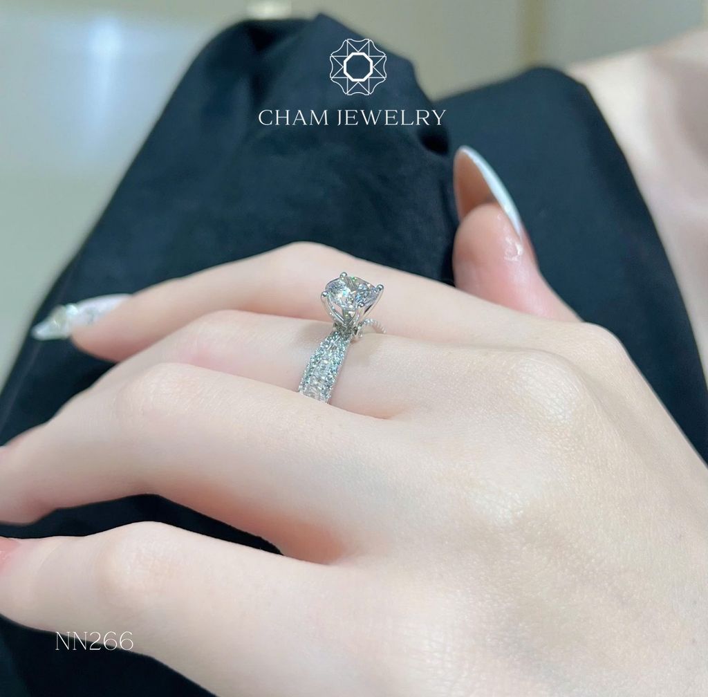 Nhẫn CHAM JEWELRY NN266, Chủ 7.0mm (Barcode TNN957).