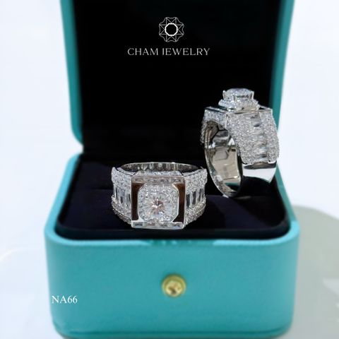 Nhẫn Nam NA66 CHAM JEWELRY, Chủ 7mm (Barcode NTNN71).