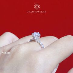 Nhẫn Nữ NN560 CHAM JEWELRY, Chủ 6.5mm (Barcode TNN1543)