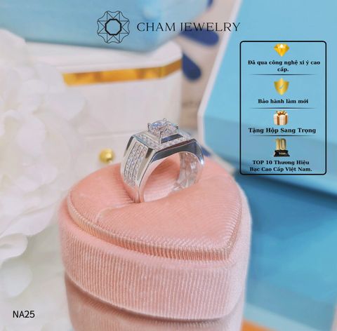 Nhẫn Nam CHAM JEWELRY NA25, (Barcode TNNA380).