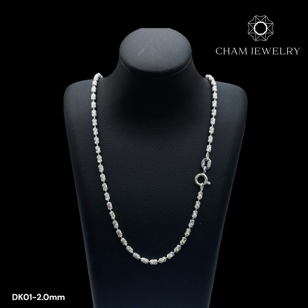 Dây Không Mặt CHAM JEWELRY DK01, Dây Bi Ý 2.0mm (Barcode CDAYY3-TDY711-CD337-CDAYY757)