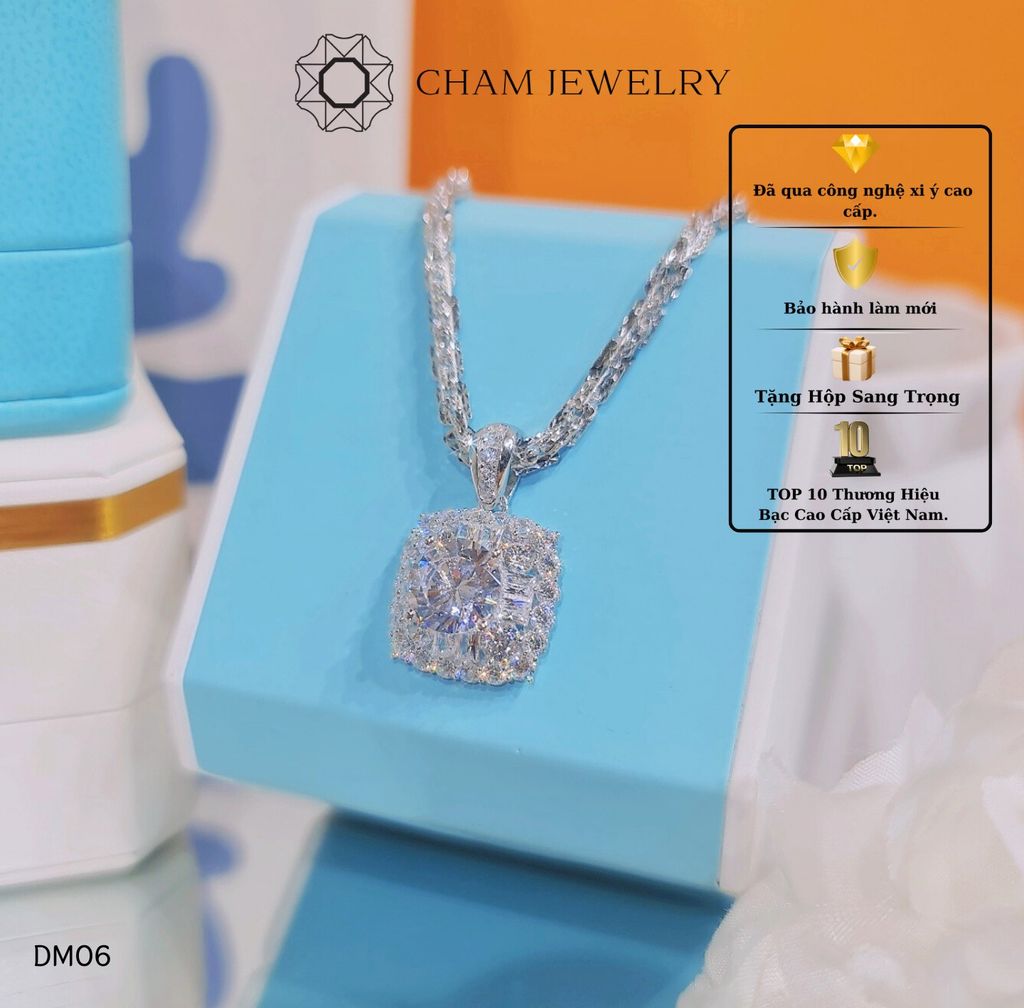 Dây Chuyền MK06-DX01 50cm CHAM JEWELRY, Chủ 8.5mm.