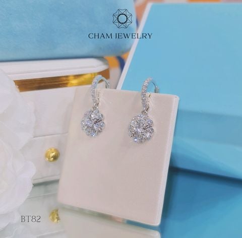 Hoa Tai CHAM JEWELRY BT82, Chủ 3.0mm (Barcode TBT681).