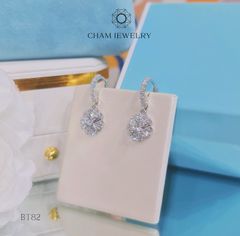 Hoa Tai CHAM JEWELRY BT82, Chủ 3.0mm (Barcode TBT681).