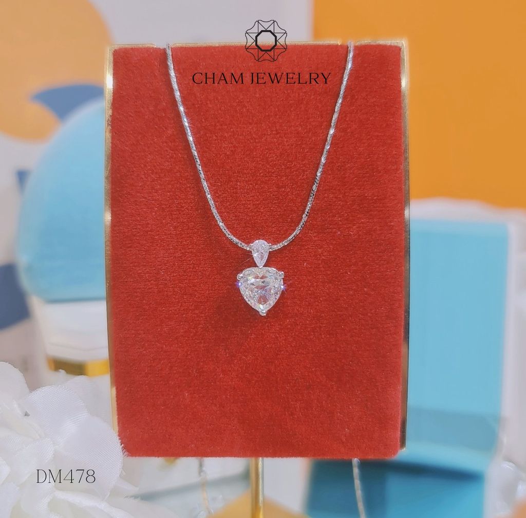 Dây Chuyền MK478-DK02 45cm CHAM JEWELRY, Chủ 8.0mm.