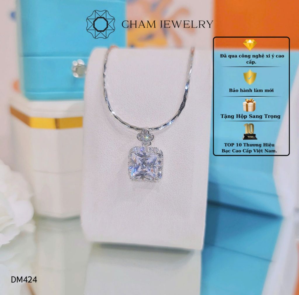 Dây Chuyền MK424-DK91 45cm CHAM JEWELRY, Chủ 8.0mm.
