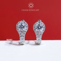 Hoa Tai CHAM JEWELRY BG182, Chủ 4.5mm (Barcode TBG239).