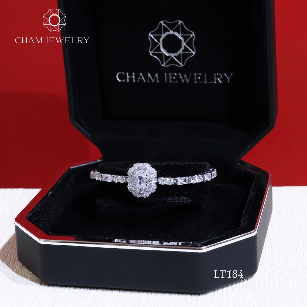 Lắc Tay LT184 CHAM JEWELRY, Chủ 4.0mm (Barcode TLT1204).