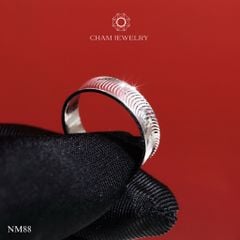 Nhẫn NM88 CHAM JEWELRY, Bản 5.0 (Barcode TNBC20).